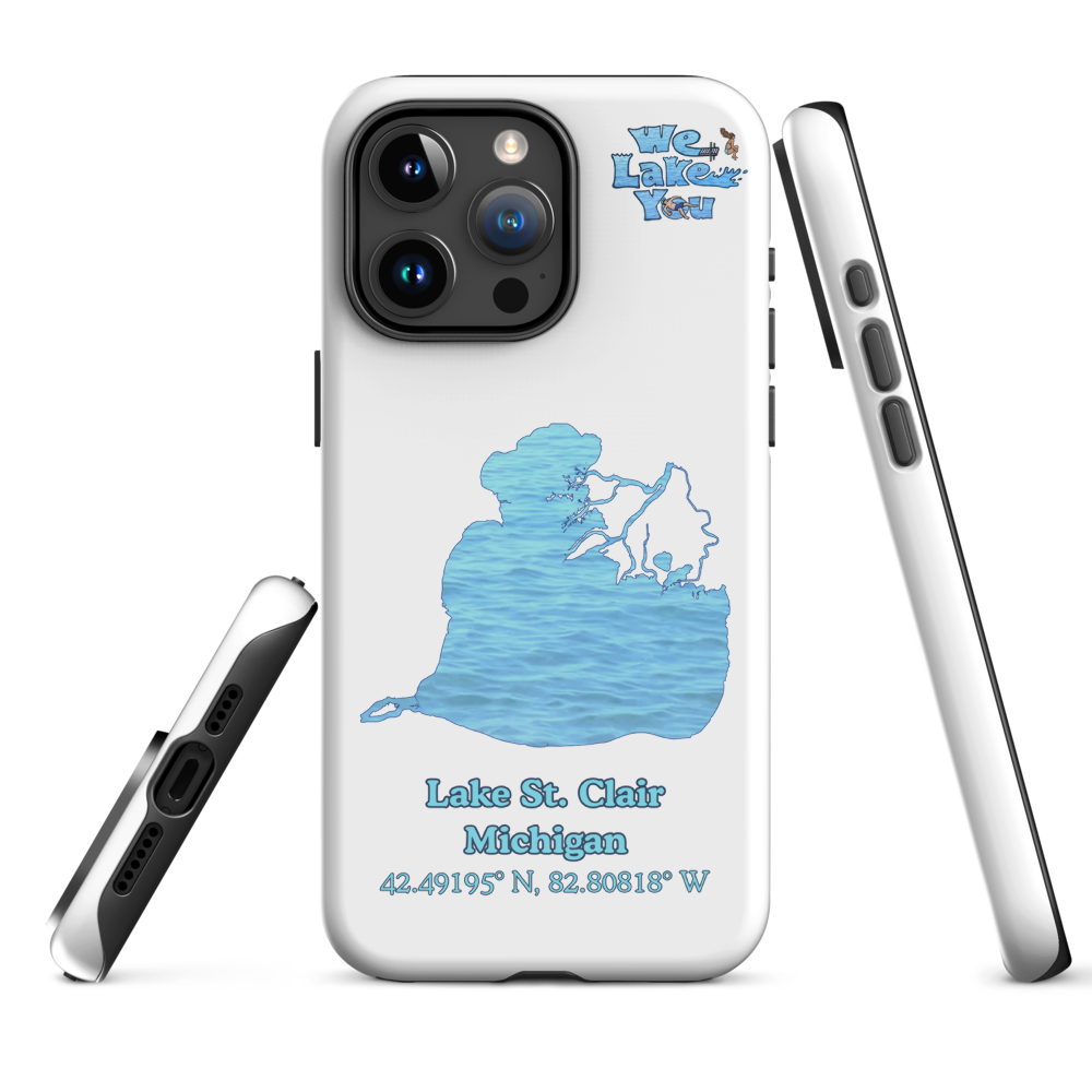 Tough Case for iPhone® 15 and 16 with Lake St. Clair