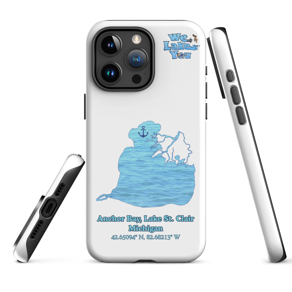 Tough Case for iPhone® 15 and 16 with Anchor Bay, Lake St. Clair