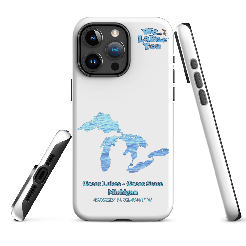 Tough Case for iPhone® 15 and 16 with Great Lakes - Great State