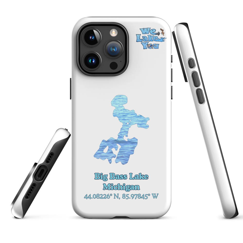 Tough Case for iPhone® 15 and 16 with Big Bass Lake
