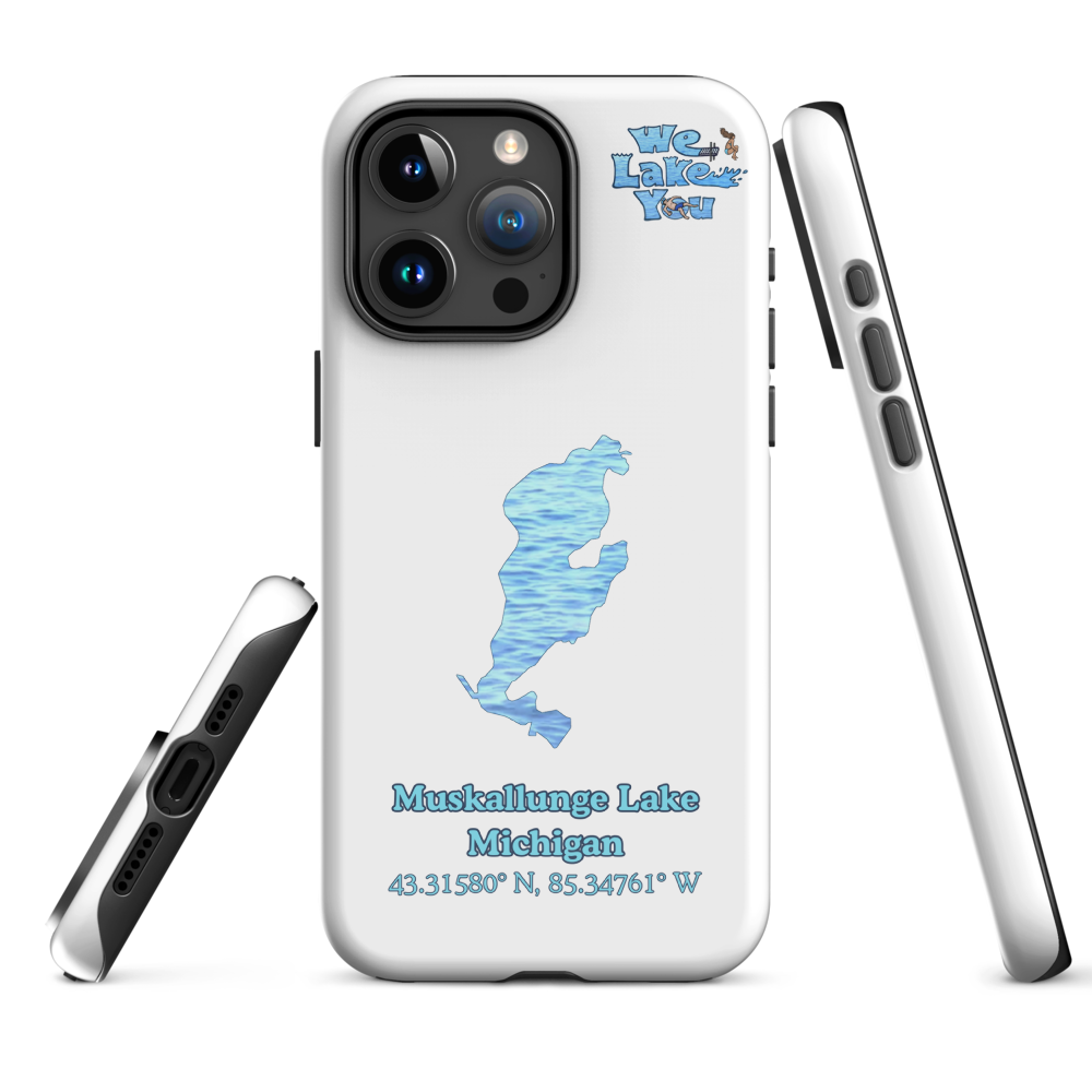 Tough Case for iPhone® 15 and 16 with Muskallunge Lake