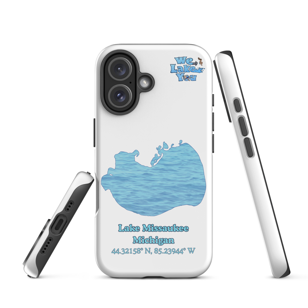 Tough Case for iPhone® 15 and 16 with Lake Missaukee
