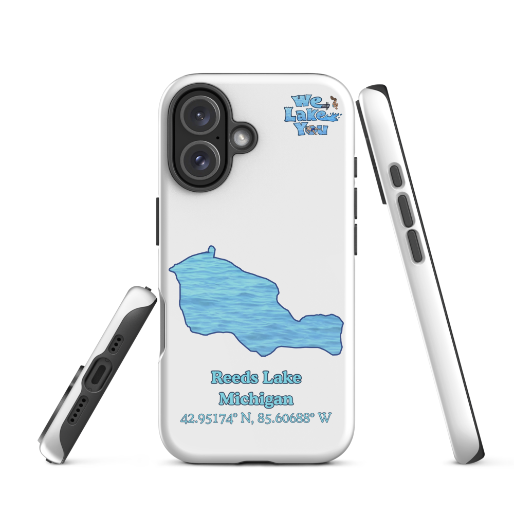 Tough Case for iPhone® 15 and 16 with Reeds Lake