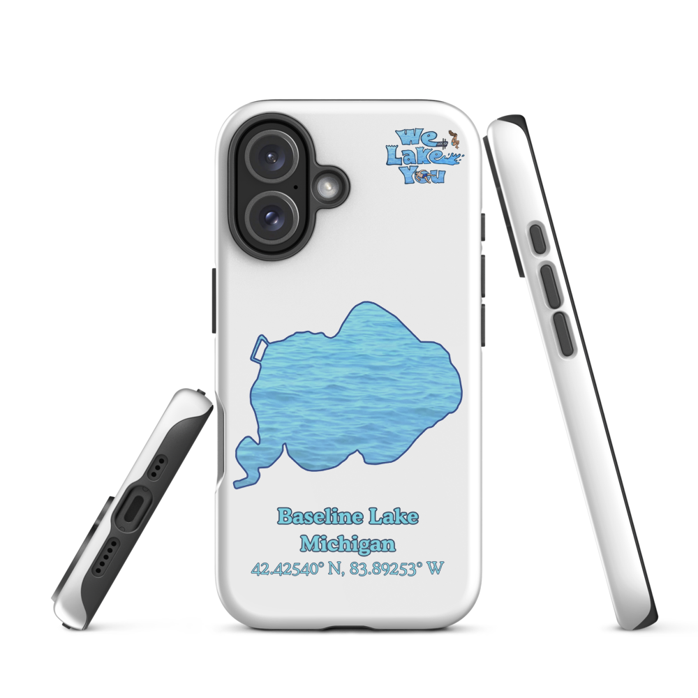Tough Case for iPhone® 15 and 16 with Baseline Lake