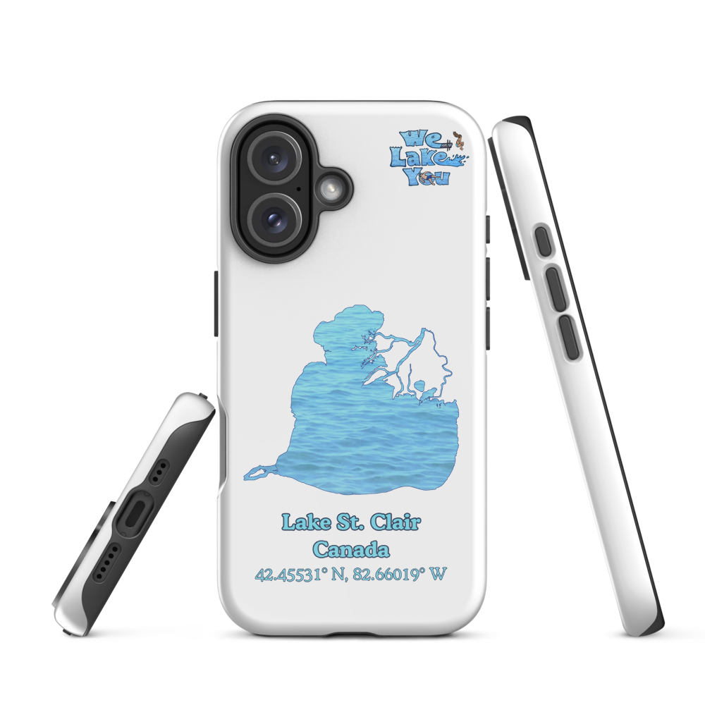 Tough Case for iPhone® 15 and 16 with Lake St. Clair