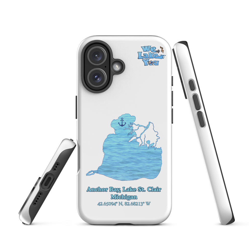 Tough Case for iPhone® 15 and 16 with Anchor Bay, Lake St. Clair