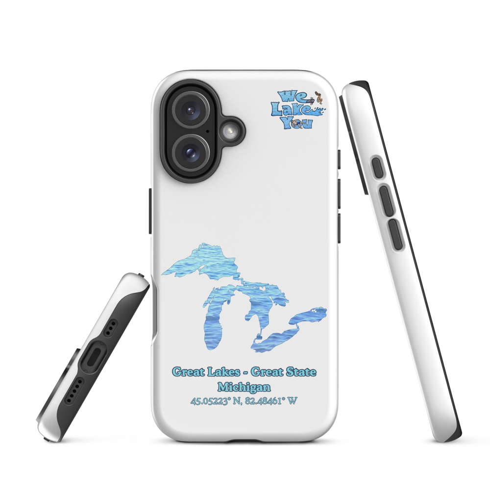Tough Case for iPhone® 15 and 16 with Great Lakes - Great State