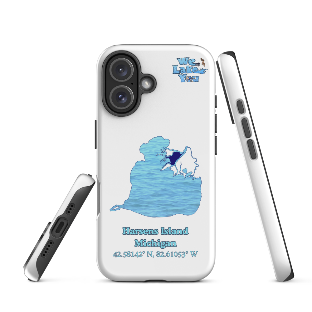 Tough Case for iPhone® 15 and 16 with Harsens Island