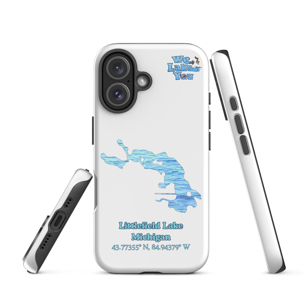 Tough Case for iPhone® 15 and 16 with Littlefield Lake