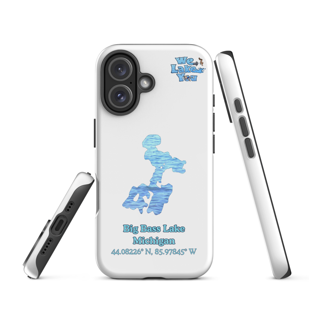 Tough Case for iPhone® 15 and 16 with Big Bass Lake