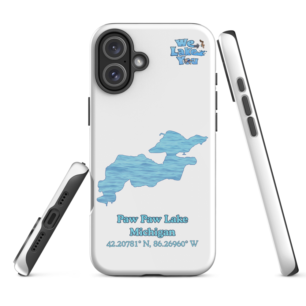 Tough Case for iPhone® 15 and 16 with Paw Paw Lake