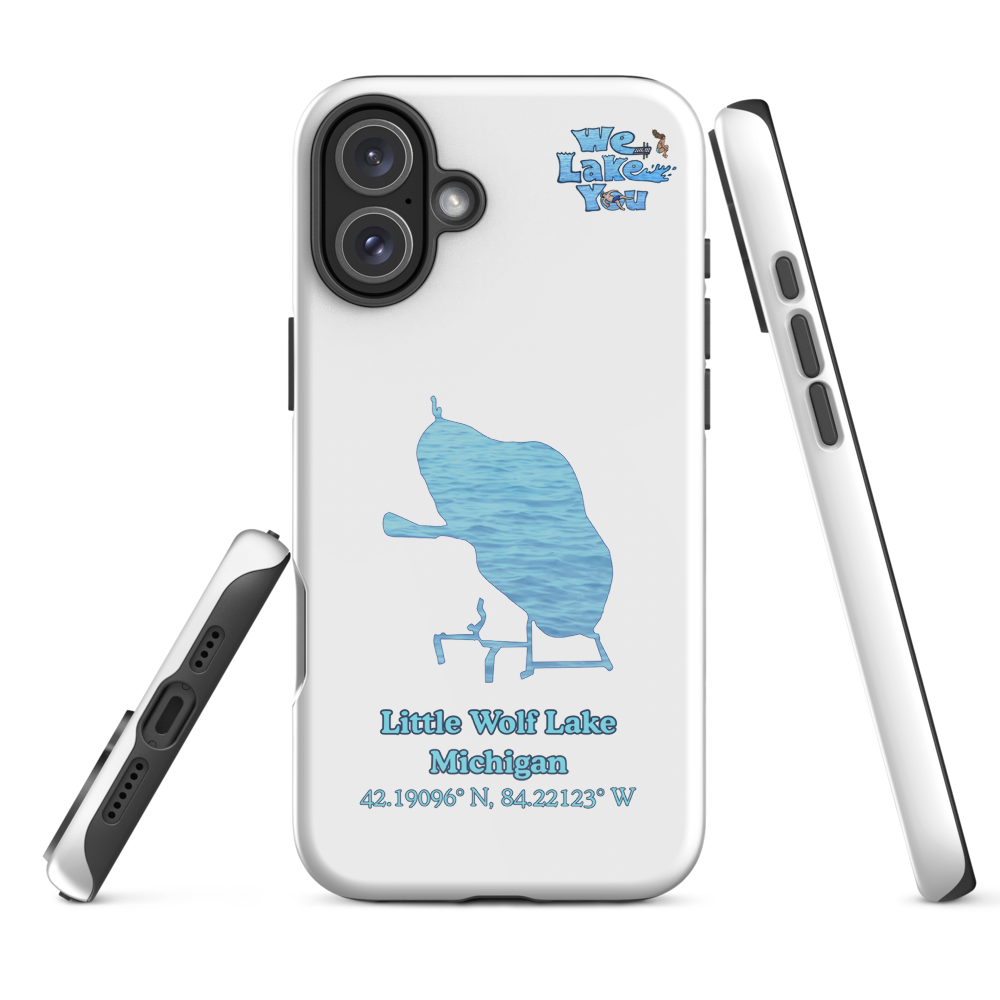 Tough Case for iPhone® 15 and 16 with Little Wolf Lake
