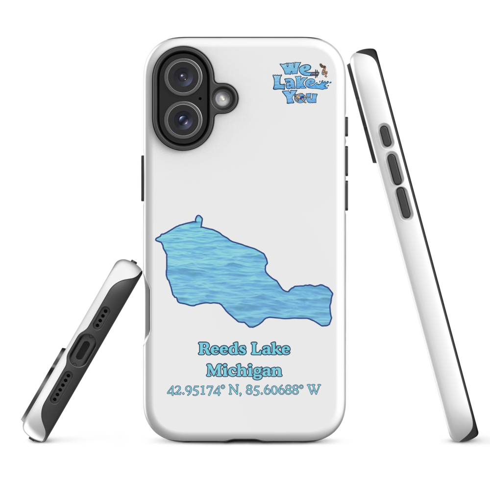 Tough Case for iPhone® 15 and 16 with Reeds Lake