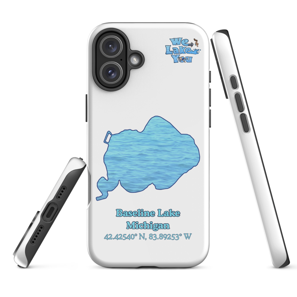 Tough Case for iPhone® 15 and 16 with Baseline Lake