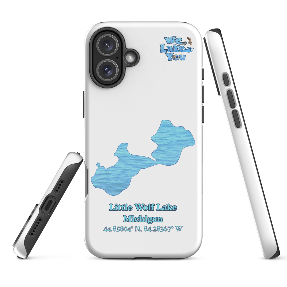Tough Case for iPhone® 15 and 16 with Little Wolf Lake