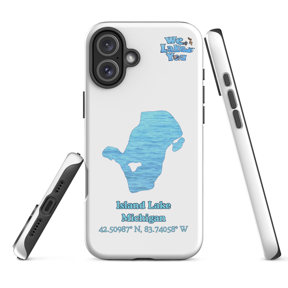 Tough Case for iPhone® 15 and 16 with Island Lake