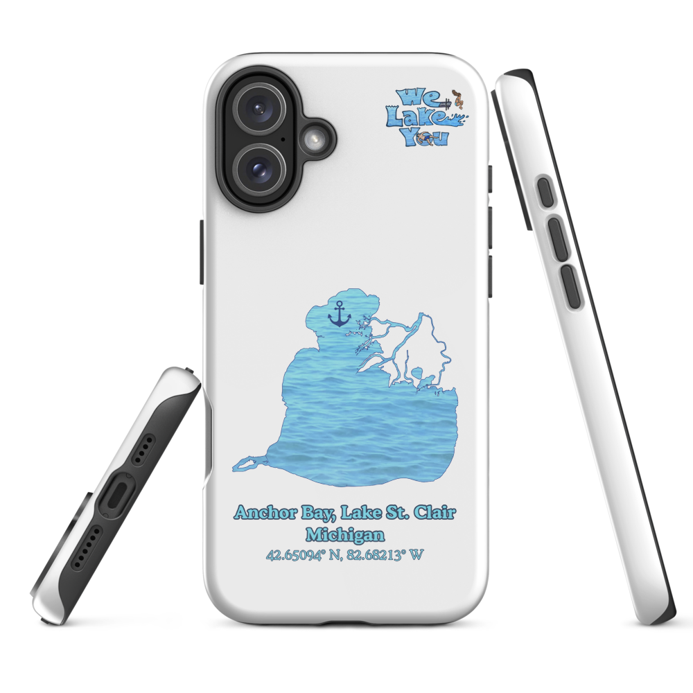 Tough Case for iPhone® 15 and 16 with Anchor Bay, Lake St. Clair