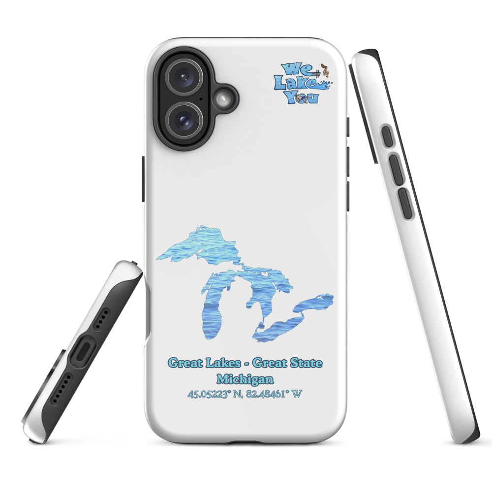 Tough Case for iPhone® 15 and 16 with Great Lakes - Great State