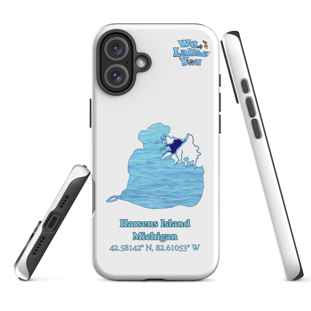 Tough Case for iPhone® 15 and 16 with Harsens Island