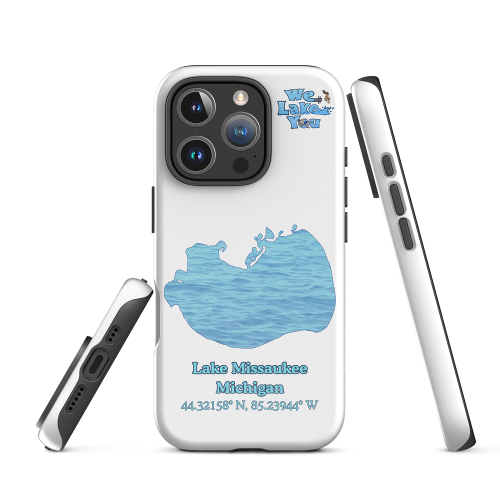 Tough Case for iPhone® 15 and 16 with Lake Missaukee