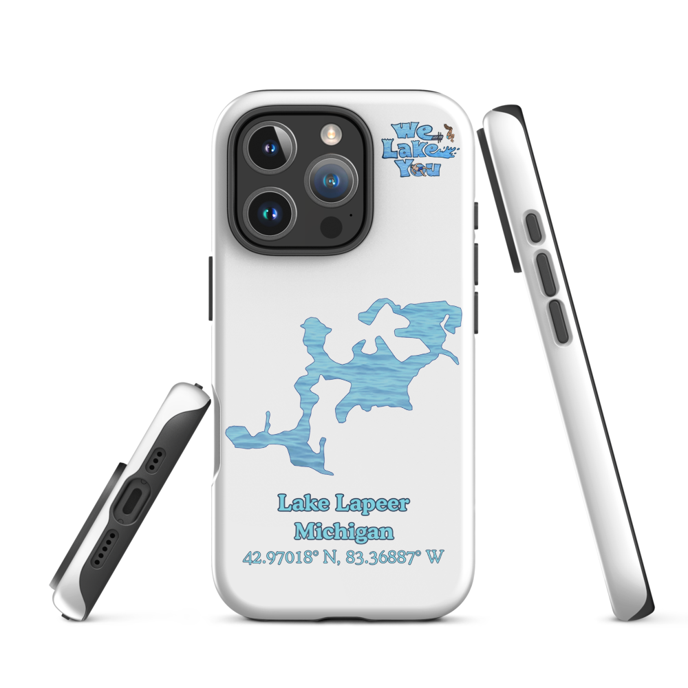 Tough Case for iPhone® 15 and 16 with Lake Lapeer