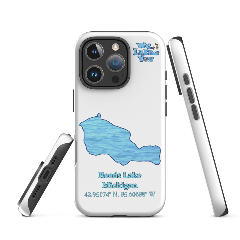 Tough Case for iPhone® 15 and 16 with Reeds Lake