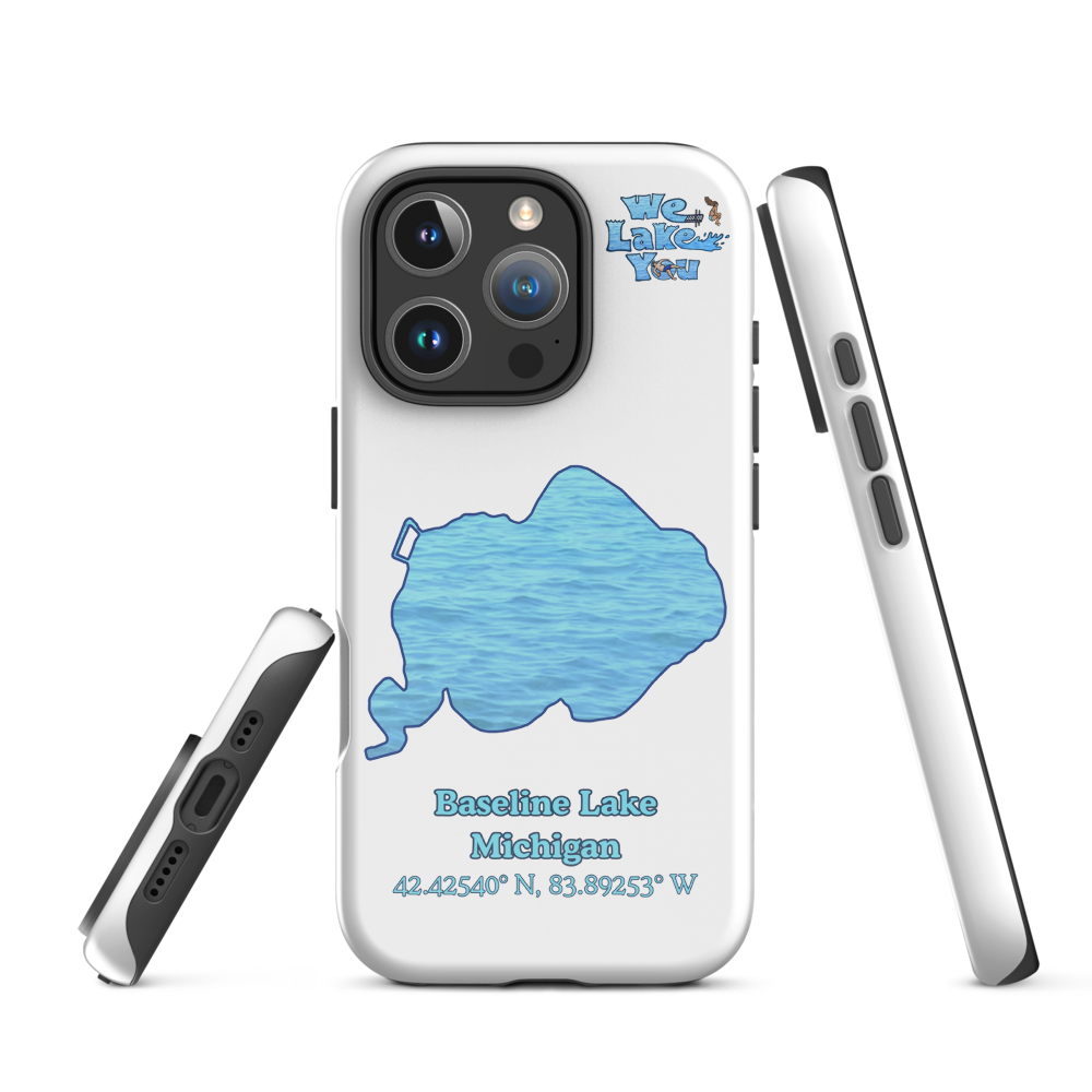 Tough Case for iPhone® 15 and 16 with Baseline Lake