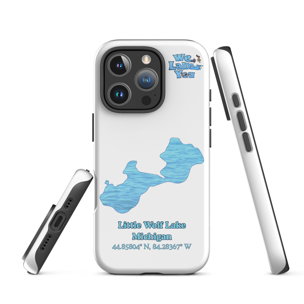 Tough Case for iPhone® 15 and 16 with Little Wolf Lake