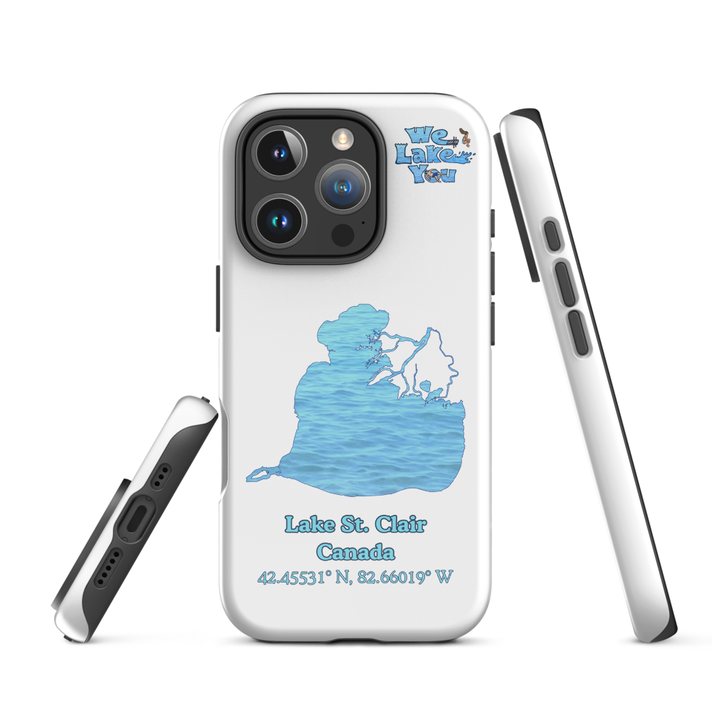 Tough Case for iPhone® 15 and 16 with Lake St. Clair