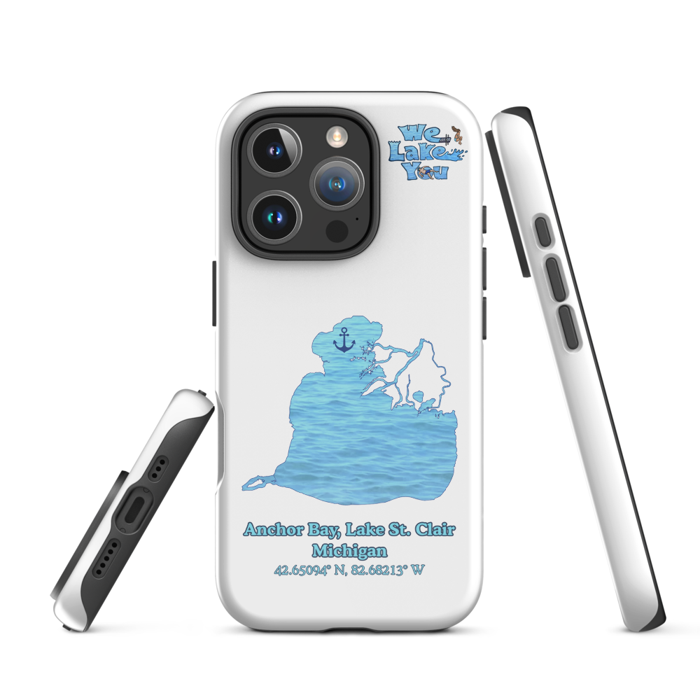Tough Case for iPhone® 15 and 16 with Anchor Bay, Lake St. Clair