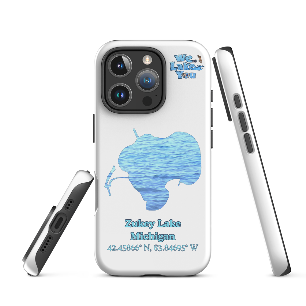 Tough Case for iPhone® 15 and 16 with Zukey Lake