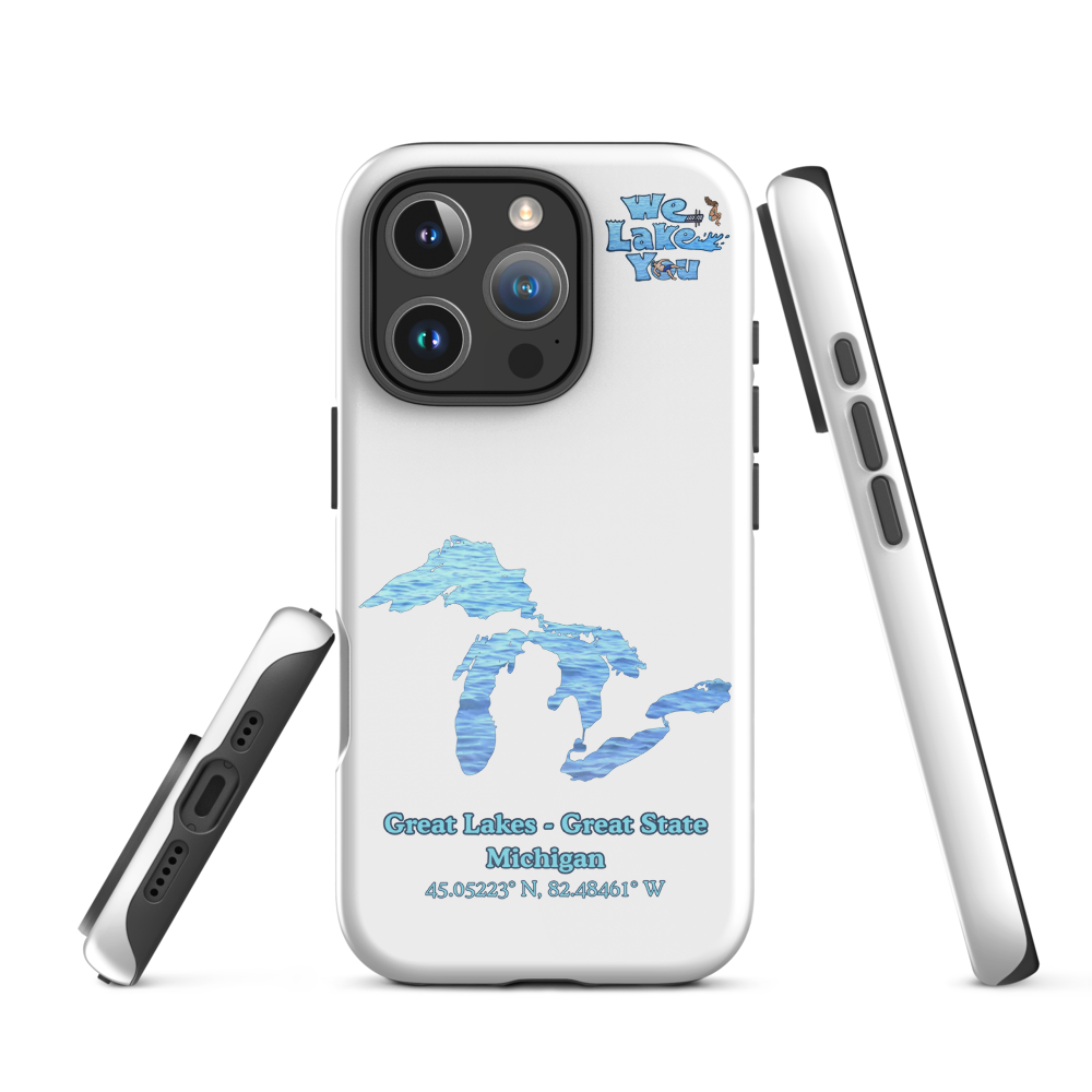 Tough Case for iPhone® 15 and 16 with Great Lakes - Great State