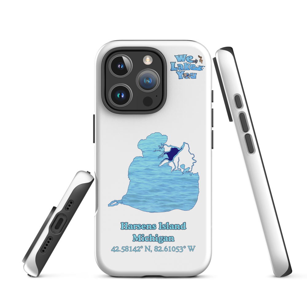 Tough Case for iPhone® 15 and 16 with Harsens Island