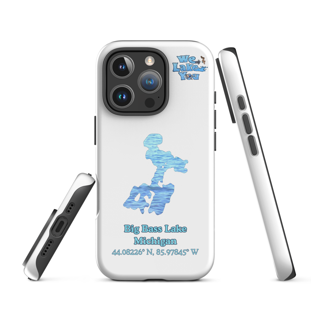 Tough Case for iPhone® 15 and 16 with Big Bass Lake