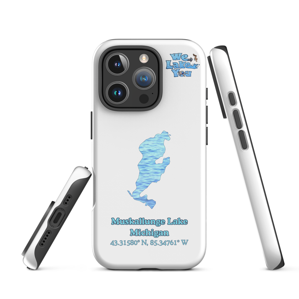Tough Case for iPhone® 15 and 16 with Muskallunge Lake