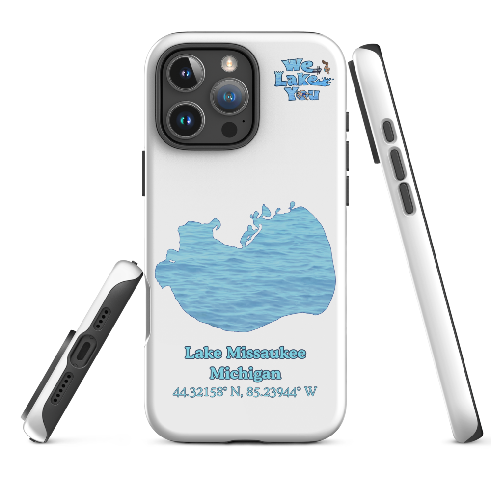 Tough Case for iPhone® 15 and 16 with Lake Missaukee