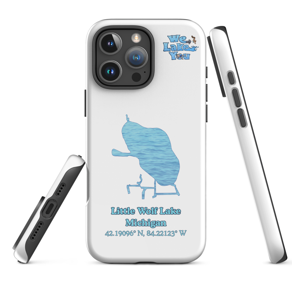 Tough Case for iPhone® 15 and 16 with Little Wolf Lake