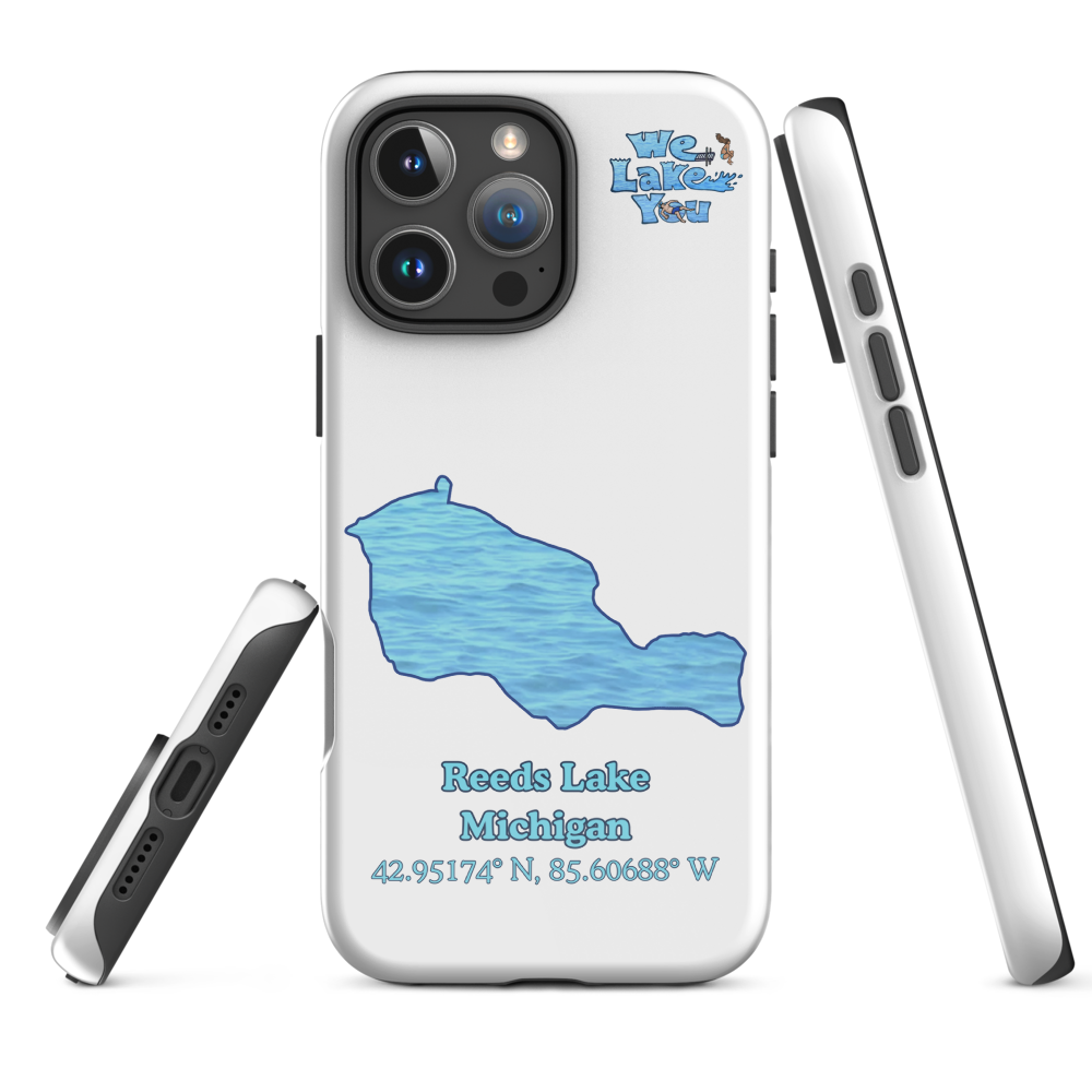 Tough Case for iPhone® 15 and 16 with Reeds Lake