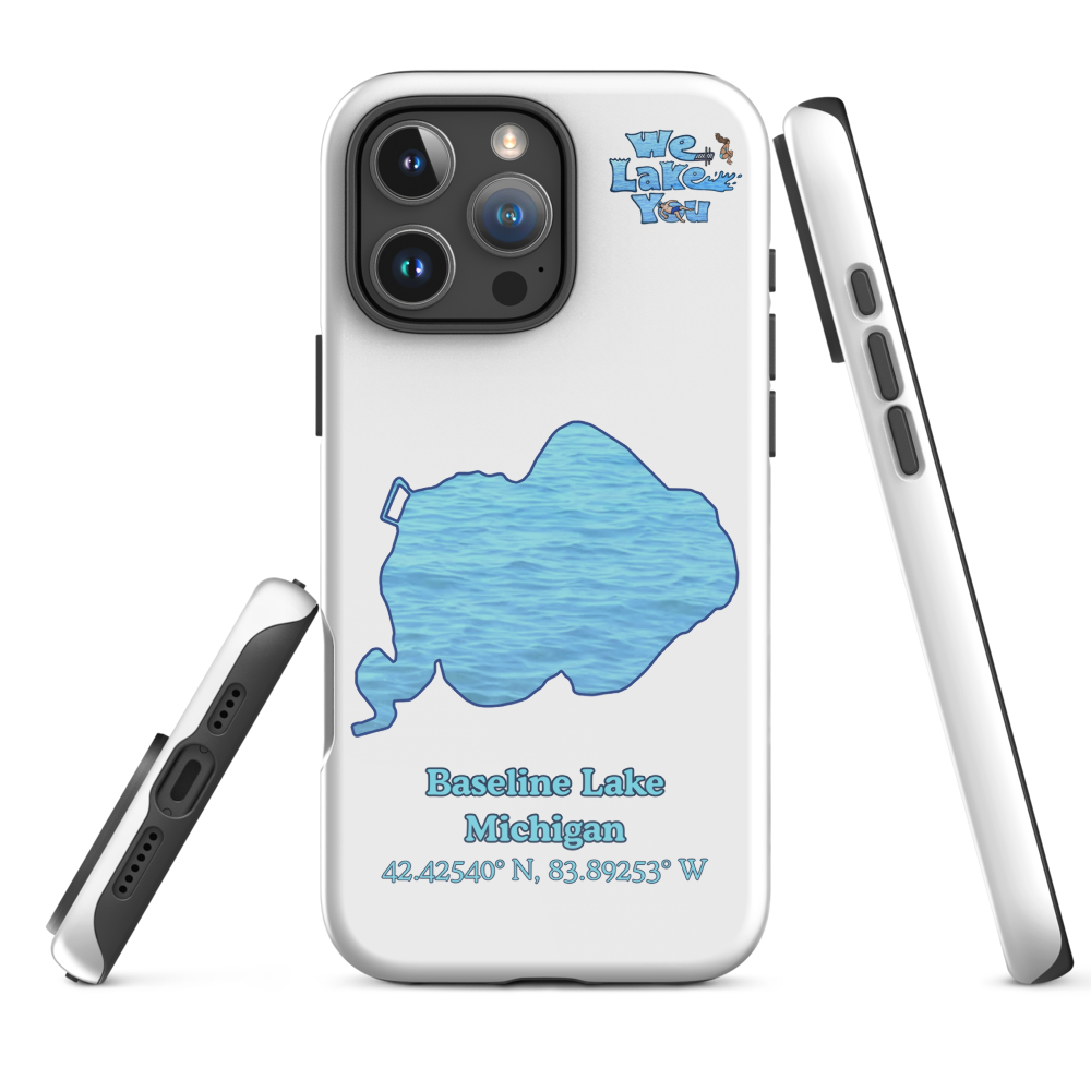 Tough Case for iPhone® 15 and 16 with Baseline Lake