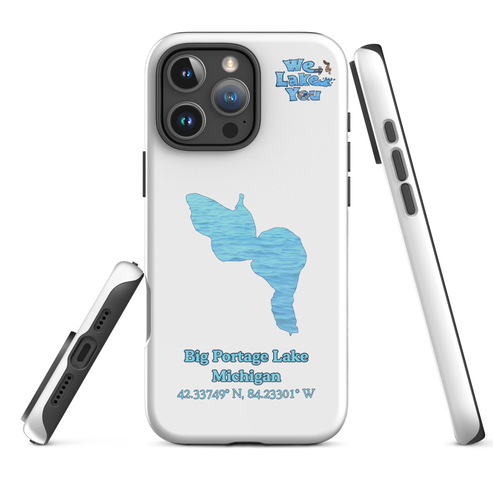 Tough Case for iPhone® 15 and 16 with Big Portage Lake