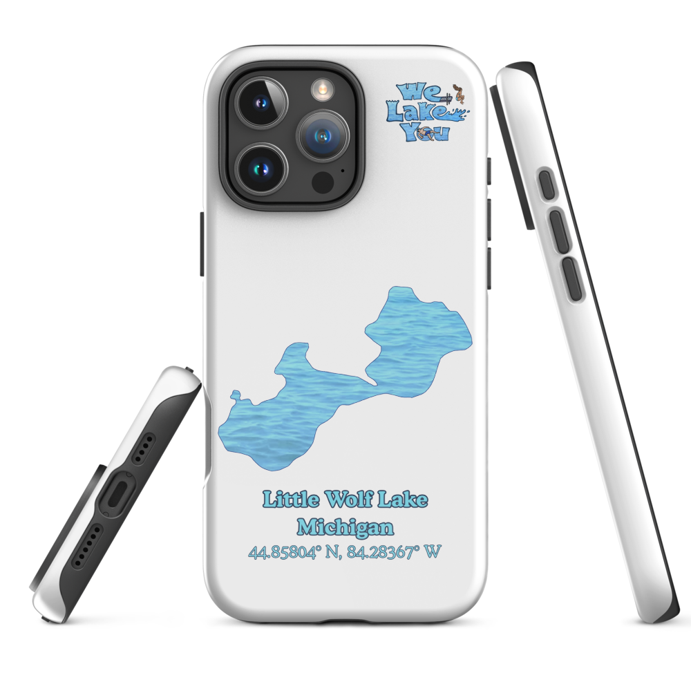 Tough Case for iPhone® 15 and 16 with Little Wolf Lake