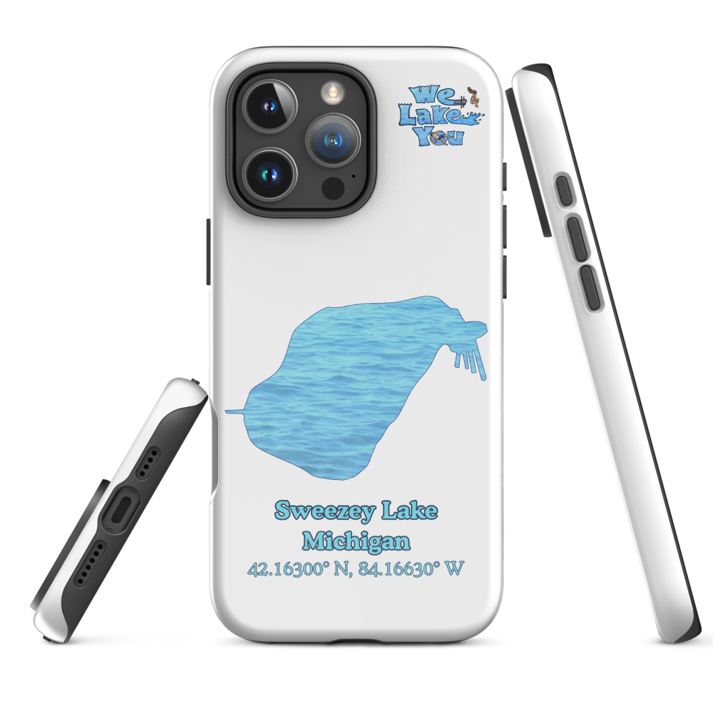 Tough Case for iPhone® 15 and 16 with Sweezey Lake