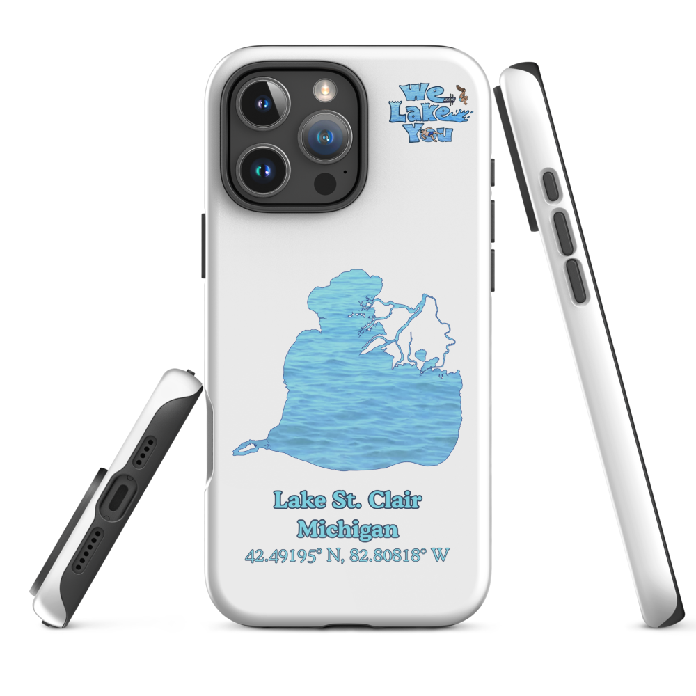 Tough Case for iPhone® 15 and 16 with Lake St. Clair