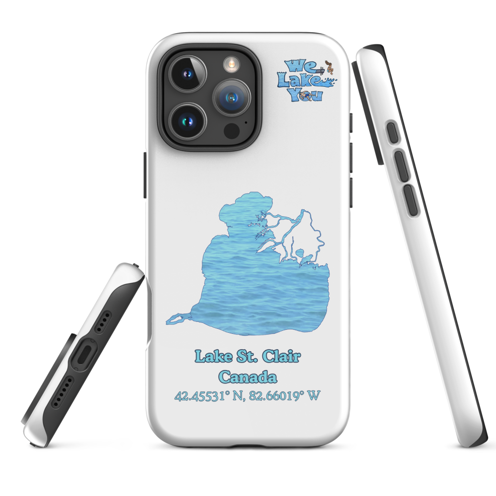 Tough Case for iPhone® 15 and 16 with Lake St. Clair