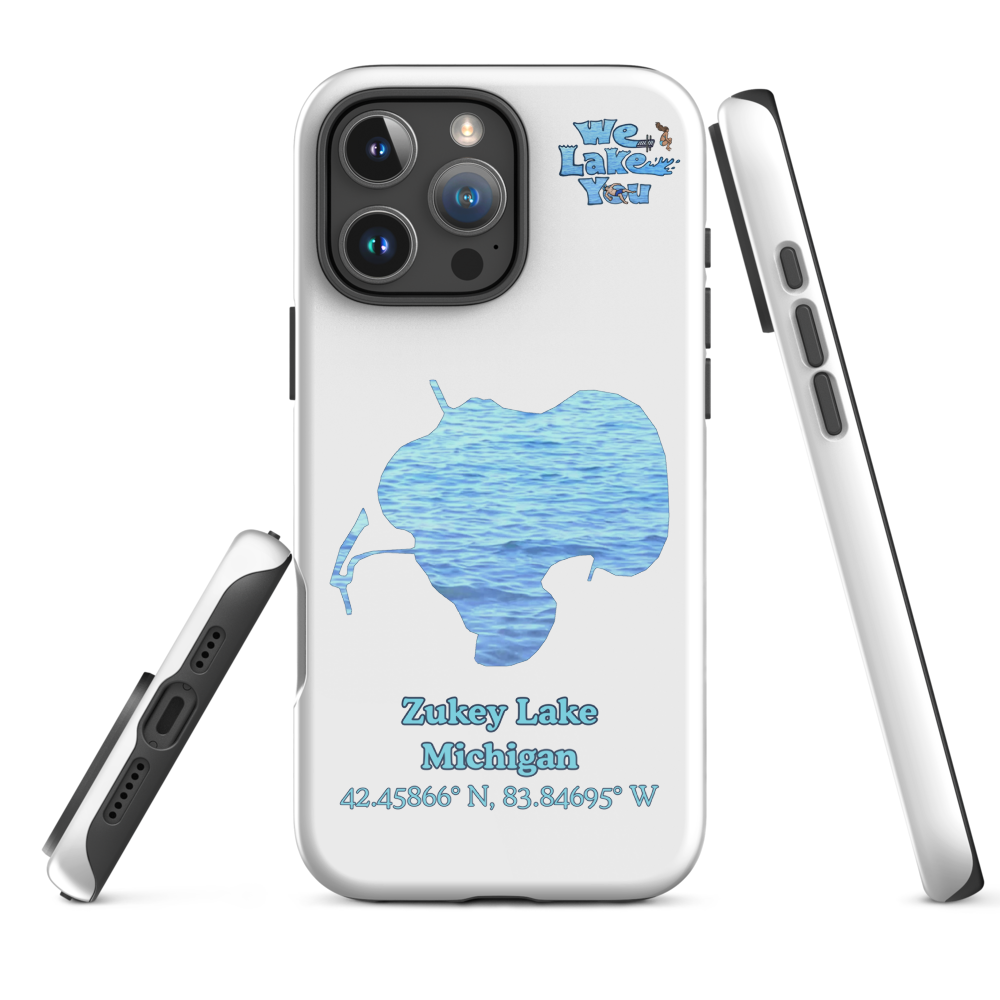 Tough Case for iPhone® 15 and 16 with Zukey Lake