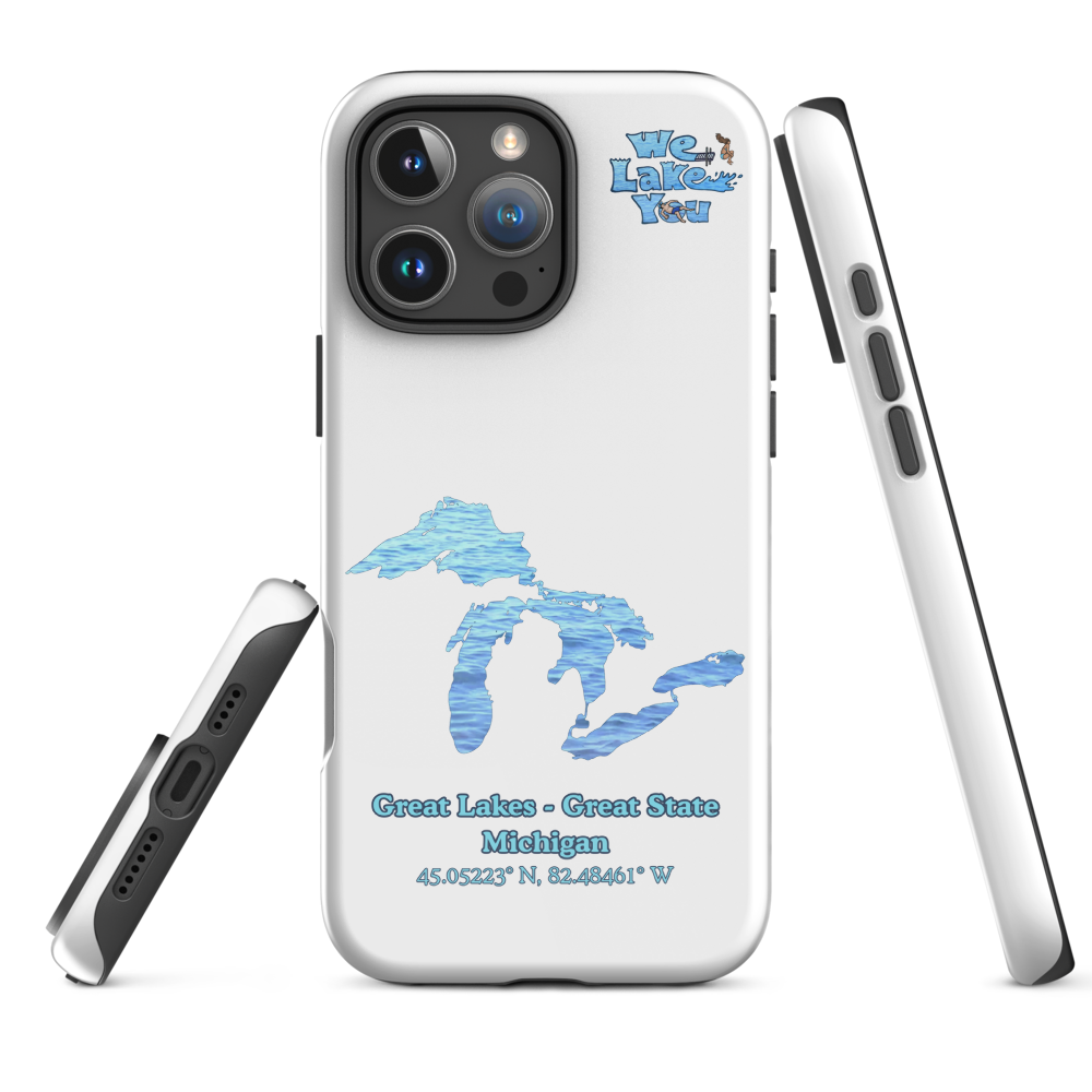 Tough Case for iPhone® 15 and 16 with Great Lakes - Great State