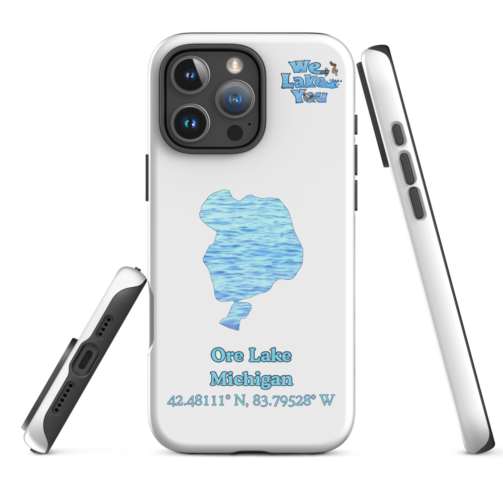 Tough Case for iPhone® 15 and 16 with Ore Lake