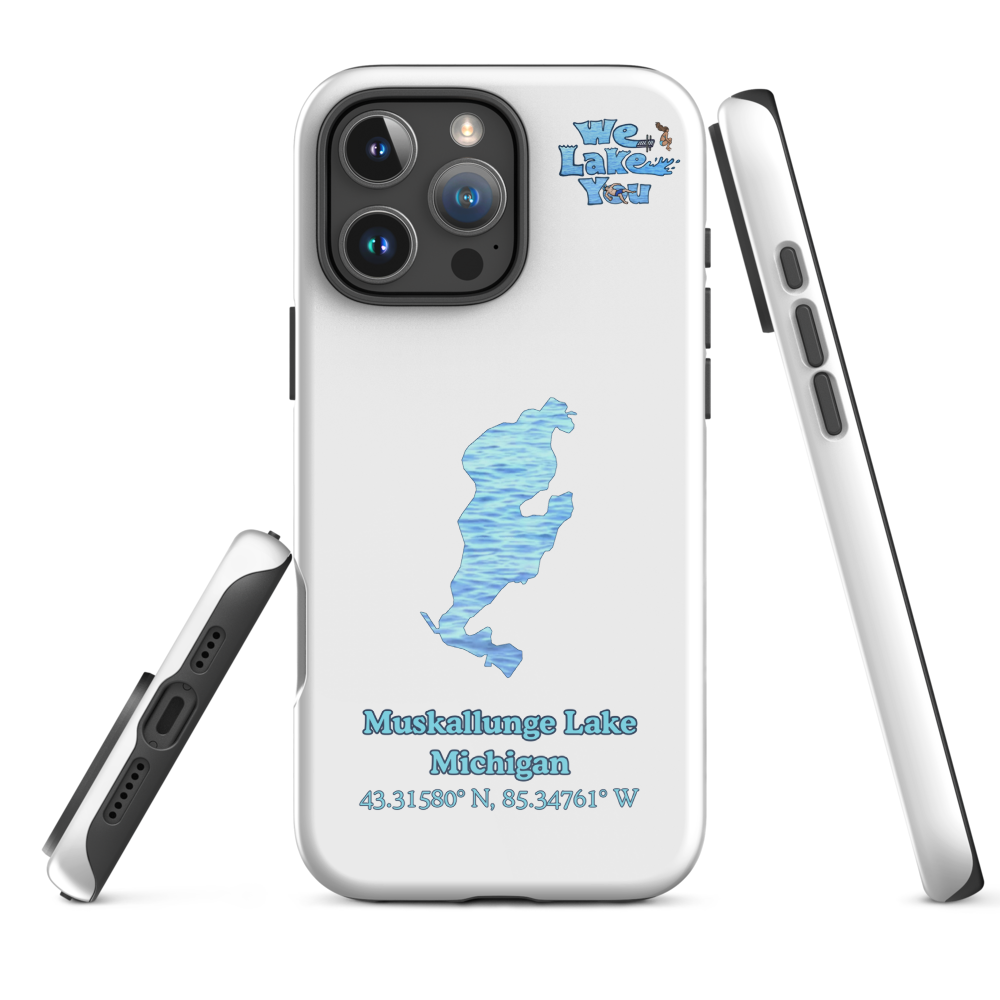 Tough Case for iPhone® 15 and 16 with Muskallunge Lake