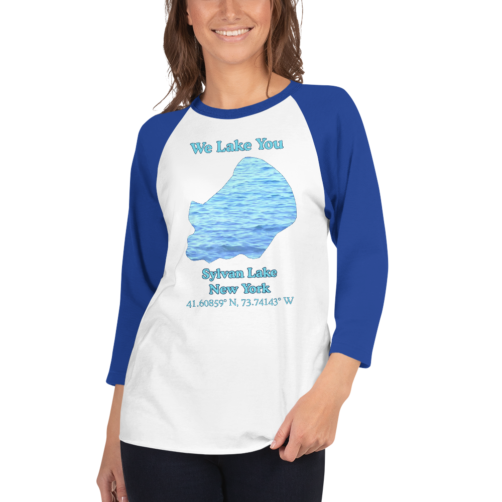Sylvan Lake Raglan 3/4 Sleeve Unisex T-shirt