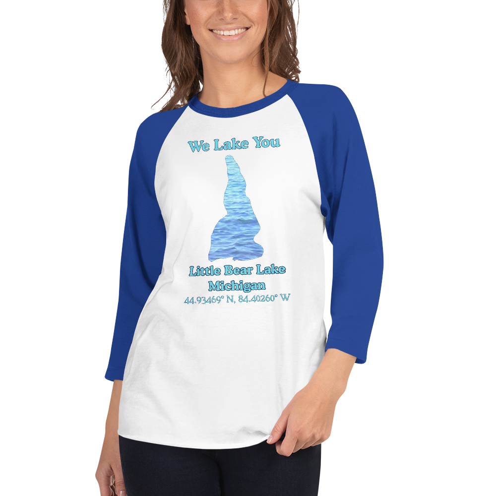 Little Bear Lake Raglan 3/4 Sleeve Unisex T-shirt